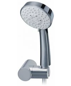 Ideal Standard - Ensemble De Douche Douchette Ø 100 Mm 3 Jets Avec Support Mural Orientable - Aqua