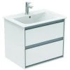 Ideal Standard Meuble Sous-lavabo CONNECT Air, 600mm, 2 Tiroirs, E0818, Coloris: Décor Gris Chêne / Blanc Mat - E0818PS -IDEAL STANDARD Soldes 2022 16025067 1