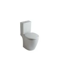 Combinaison WC Lavable Ideal Standard Connect E8233, Prise Extérieure, Coloris: Blanc Avec Idéal Plus - E8233MA