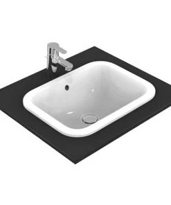 Ideal Standard Connect Lavabo à Encastrer Rectangulaire 580mm E5059, Coloris: Blanc - E505901