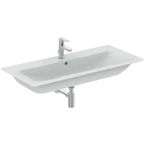 IDEAL STANDARD Idéal Standard Connect Lavabo D'ameublement à Air 840mm E0279, Coloris: Blanc - E027901 3 IDEAL STANDARD Idéal Standard Connect Lavabo D'ameublement à Air 840mm E0279, Coloris: Blanc - E027901