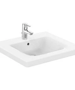Ideal Standard Lavabo Freedom Connect 600 Mm Accessible Sans Trop-plein, E5485, Coloris: Blanc - E548501