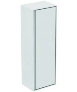 Ideal Standard Armoire CONNECT Air Semi-haute, à Charnières à Gauche Ou à Droite, 1 Porte, 1200x300x400mm, E0834, Coloris: Marron Mat / Blanc Mat - E0834VY