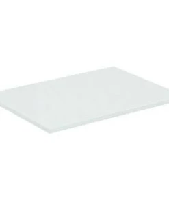 Ideal Standard Console CONNECT Air En Bois, Pour Armoire Basse 600mm E0848, 604x442x18mm, Coloris: Marron Mat / Blanc Mat - E0848VY