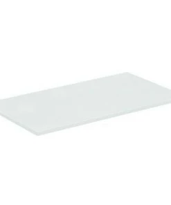 Ideal Standard Console CONNECT Air En Bois, Pour Armoire Basse 800mm E0849, 804x442x18mm, Coloris: Marron Mat / Blanc Mat - E0849VY