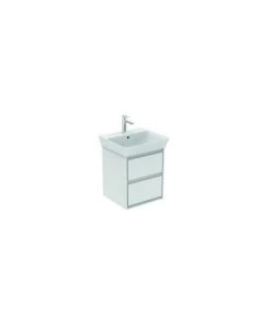Ideal Standard Meuble Sous-lavabo CONNECT , 430 Mm, 2 Tiroirs, E1608, Coloris: Décor Pin Clair / Brun Mat - E1608UK