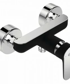 Mitigeur Douche Mural Avec Plage De Dépose - TYRIA - Noir/Chrome - Ideal Standard