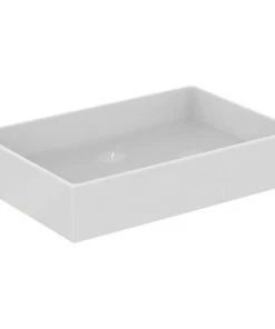 Ideal Standard - Vasque à Poser 60 X 40 Cm Extra, Sans Trop Plein Et Sans Bonde