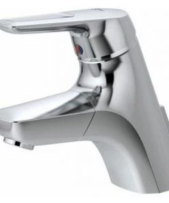 Ideal Standard A5654AA Mitigeur De Lavabo CeraMix Blue Lift Avec Système D'évacuation Chromé