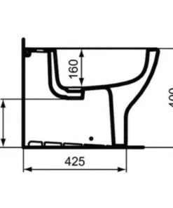 Bidet Sur Pied Au Ras Du Mur Ideal Standard Tesi En Vitreous China Soie Blanche | Céramique -IDEAL STANDARD Soldes 2022 33973532 3