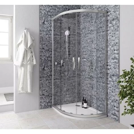Receveur De Douche Angulaire 100X80 Cm En Acrylique Ideal Standard Ultraflat Avec Trou De Drainage Ø90 Mm | Blanc 4 Receveur De Douche Angulaire 100X80 Cm En Acrylique Ideal Standard Ultraflat Avec Trou De Drainage Ø90 Mm | Blanc – Image 2
