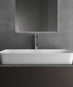 Ideal Standard - Vasque à Poser Rectangle Ipalyss, Couleur, 80 X 40, Blanc, Sans Bonde -IDEAL STANDARD Soldes 2022 34361253 3