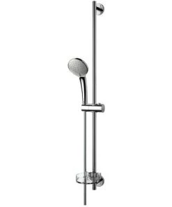 IDEAL STANDARD Ensemble De Douche Chromé IdealRain Combiné Barre Douchette Flexible B9417AA