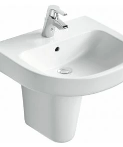 Lavabo Vasque Porcelaine Blanche KHEOPS 55 X 48 IDEAL STANDARD J518101