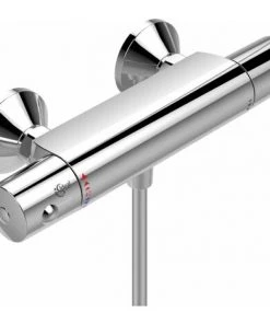 IDEAL STANDARD Mitigeur Thermostatique Mural Ceratherm 50 Douche Chromé En Laiton A6370AA