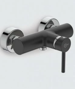 Ideal Standard Mitigeur Mécanique Douche Noir Mat, IDEAL STANDARD Kolva