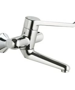 Ideal Standard - Mitigeur Mécanique Lavabo/ Cuve Mural Chromé Manette 180 Mm - Okyris 2