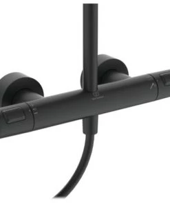 Ideal Standard - Colonne De Douche Thermostatique Ideal Standard Ceratherm 20 Cm, Noir Mat -IDEAL STANDARD Soldes 2022 38405590 5