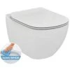 Ideal Standard Cuvette Suspendue Sans Bride + Abattant Soft Close, Blanc (TesiRimless) -IDEAL STANDARD Soldes 2022 38703567 1