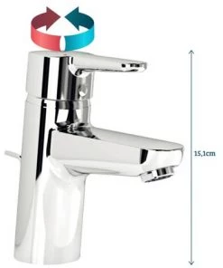 Ideal Standard Connect Blue Mitigeur Well 5 L/min Avec Bonde Chrome - Chrome -IDEAL STANDARD Soldes 2022 38906655 2