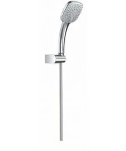 Ideal Standard Idealrain Cube Set De Bain M3 Avec Flexible De Douche Idealflex 125cm Et Douchette à Main 3 Jets Chrome - Chrome