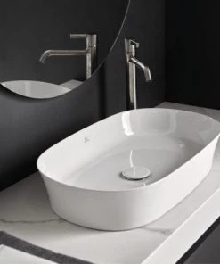 Ideal Standard Lot Vasque Ipalyss Blanche 60x38 Cm Ipalyss Sans Bonde + Mitigeur Réhaussé Joy Chrome -IDEAL STANDARD Soldes 2022 39515849 2