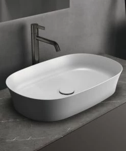 Ideal Standard Lot Vasque Ipalyss Blanche 60x38 Cm Ipalyss Sans Bonde + Mitigeur Réhaussé Joy Chrome -IDEAL STANDARD Soldes 2022 39515849 5