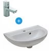 Ideal Standard Lave Main En Céramique + Robinet Eau Froide, Chrome (V200101B073) -IDEAL STANDARD Soldes 2022 40901271 1