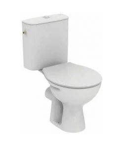 Pack WC Noebis Sortie Horizontale Alimention Latérale Avec Abattant Polypropylène Charnières PVC - IDEAL STANDARD