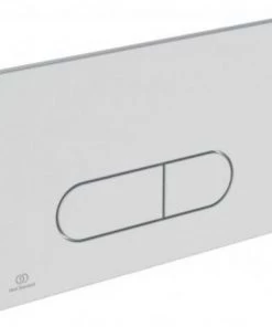 Ideal Standard Plaque De Commande Carrée Oleas , Double Flux, Mécanique Blanche