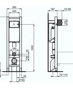 Ideal Standard - Pack WC Suspendu Compact Connect Space + Abattant + Plaque Carrée + Bâti 11 Ideal Standard - Pack WC Suspendu Compact Connect Space + Abattant + Plaque Carrée + Bâti -IDEAL STANDARD Soldes 2022 43102206 5