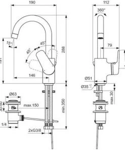 IDEAL STANDARD Mélangeur Lavabo Avec Bec Haut Pivotant Ceraflex B1716AA 7 IDEAL STANDARD Mélangeur Lavabo Avec Bec Haut Pivotant Ceraflex B1716AA -IDEAL STANDARD Soldes 2022 45084760 3