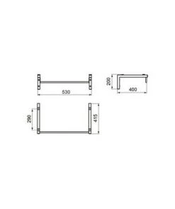 IDEAL STANDARD Console Support STRADA T783867 -IDEAL STANDARD Soldes 2022 45085125 4