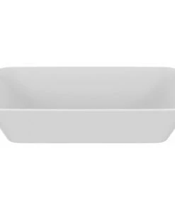 Ideal Standard Vasque Connect Air Carré à Poser - 60 X 60 Cm - Grès Fin Blanc - Sans Trop-plein