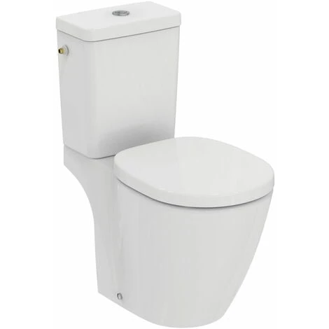 Ideal Standard Pack WC Connect Cube Sur Pied - Abattant Recouvrant Frein De Chute - Porcelaine Vitrifiée 3 Ideal Standard Pack WC Connect Cube Sur Pied - Abattant Recouvrant Frein De Chute - Porcelaine Vitrifiée