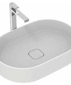 Ideal Standard Vasque Strada II Ovale à Poser - 60 X 40 Cm - Sans Trop-plein Et Plage De Robinetterie