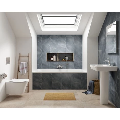 Ideal Standard Connect Air Baignoire Droite Avec Pieds 170 X 75 X 46.5 Cm En Acrylique, Blanc (R000701) 5 Ideal Standard Connect Air Baignoire Droite Avec Pieds 170 X 75 X 46.5 Cm En Acrylique, Blanc (R000701) – Image 3