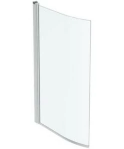 Ideal Standard Pare Bain Asymétrique Courbé Connect Air Profilé Chromé