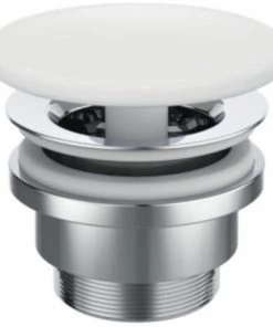 Ideal Standard - Bonde, Non Refermable Universal Avec Recouvrement En Céramique Blanc Soyeux Mat