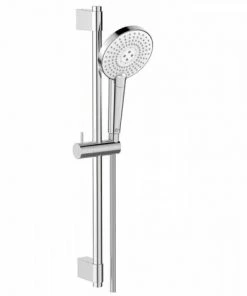 Ensemble De Douche - IDEALRAIN EVO - Barre 60 Cm Et Douchette Ronde 12,5 Cm 3J - Chrome - Ideal Standard