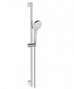 Ensemble De Douche - IDEALRAIN EVO - Barre 90 Cm Et Douchette Ronde 11 Cm 3J - Chrome - Ideal Standard
