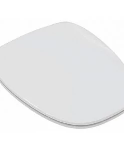 Ideal Standard T676601 Abattant WC Thermodurcissable, Blanc, 42 X 35,5 X 5 Cm