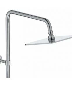 Colonne De Douche Thermostatique - CERATHERM T100 - Pomme De Tete 20 Cm + Douchette 11 Cm 3J - Chrome - Ideal Standard -IDEAL STANDARD Soldes 2022 60106947 3