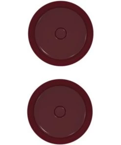 IDEAL STANDARD Lot De Deux Vasques Rondes 40x40 Cm Ipalyss Avec Bonde Grenade