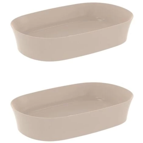 IDEAL STANDARD Lot De Deux Vasques Ovales 60x38 Cm Ipalyss Avec Bonde Vison 3 IDEAL STANDARD Lot De Deux Vasques Ovales 60x38 Cm Ipalyss Avec Bonde Vison