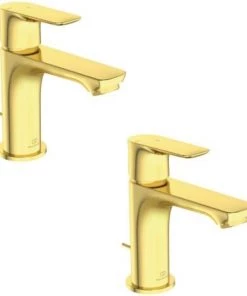 IDEAL STANDARD Mitigeur Lavabo Connect Air Avec Tirette Et Vidage Or