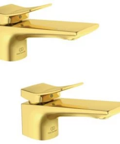 IDEAL STANDARD Mitigeur Lavabo Conca Avec Tirette Et Vidage Or