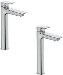 IDEAL STANDARD Mitigeur Lavabo Tesi Réhaussé Sans Tirette Sans Vidage Chrome