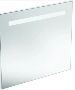 Ideal Standard Miroir Mural Avec éclairage LED Intégré, Lumière Naturelle, 70x80cm (R0284BH)