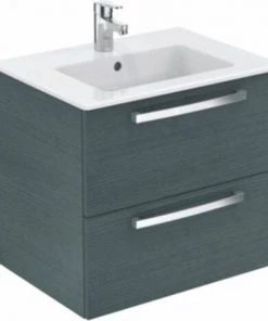 Ideal Standard Tiempo Meuble Sous-lavabo 55x60x44cm Chêne Gris - Chêne Gris